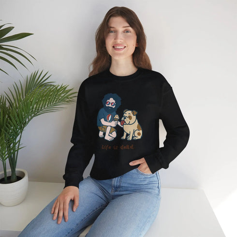 Grateful Dead - Jerry and Frank Are Sharin' | Life is dead. Crewneck Sweatshirt - StealieShop